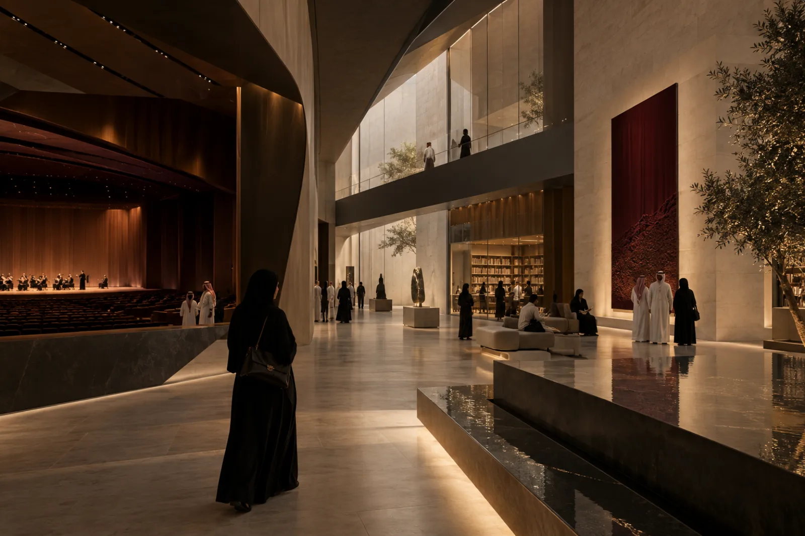 Contemporary Saudi cultural and education venue