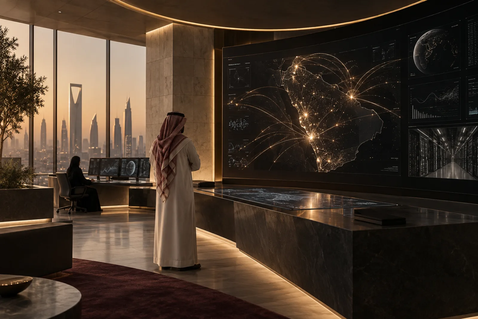 Saudi artificial intelligence and technology operations environment
